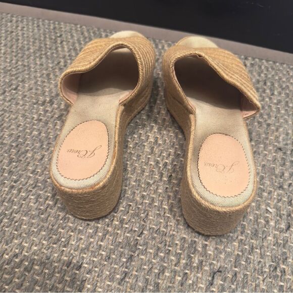 J. Crew - Rattan Platform Heel Size 7.5 - Picture 4 of 5